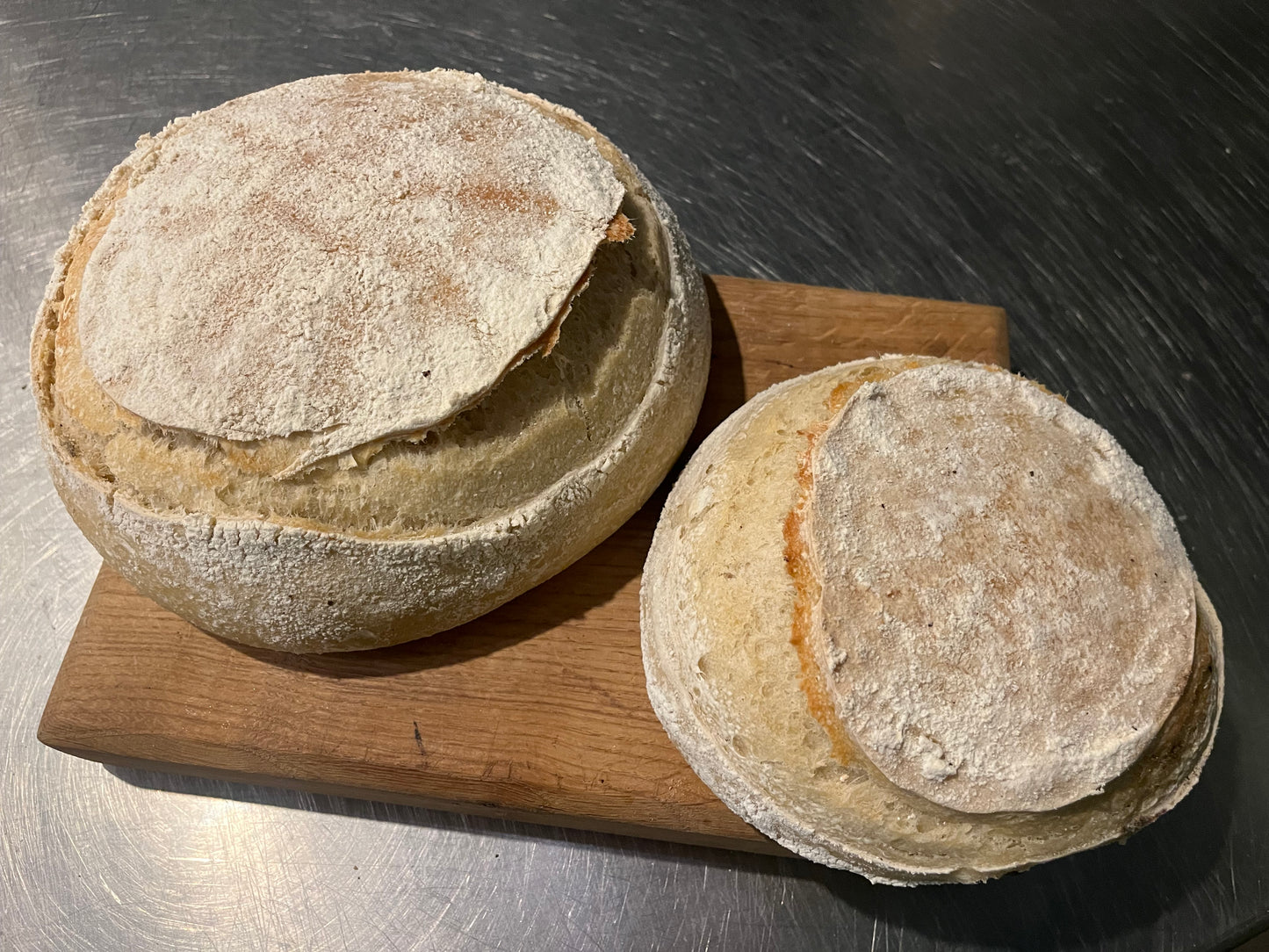White sourdough bread