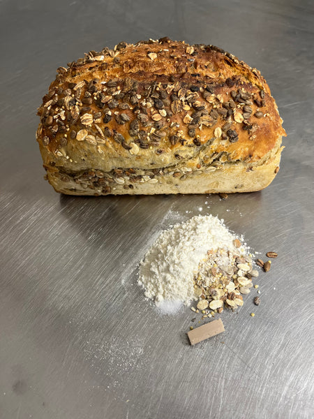White seeded bread