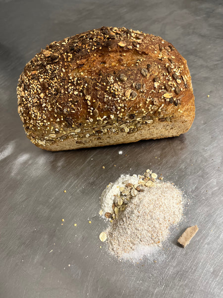 Brown seeded bread