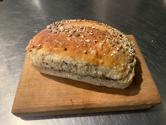 White seeded bread