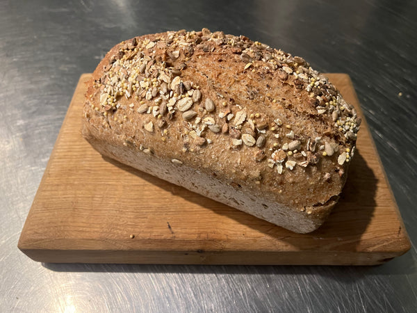 White, wholemeal, seeded bread