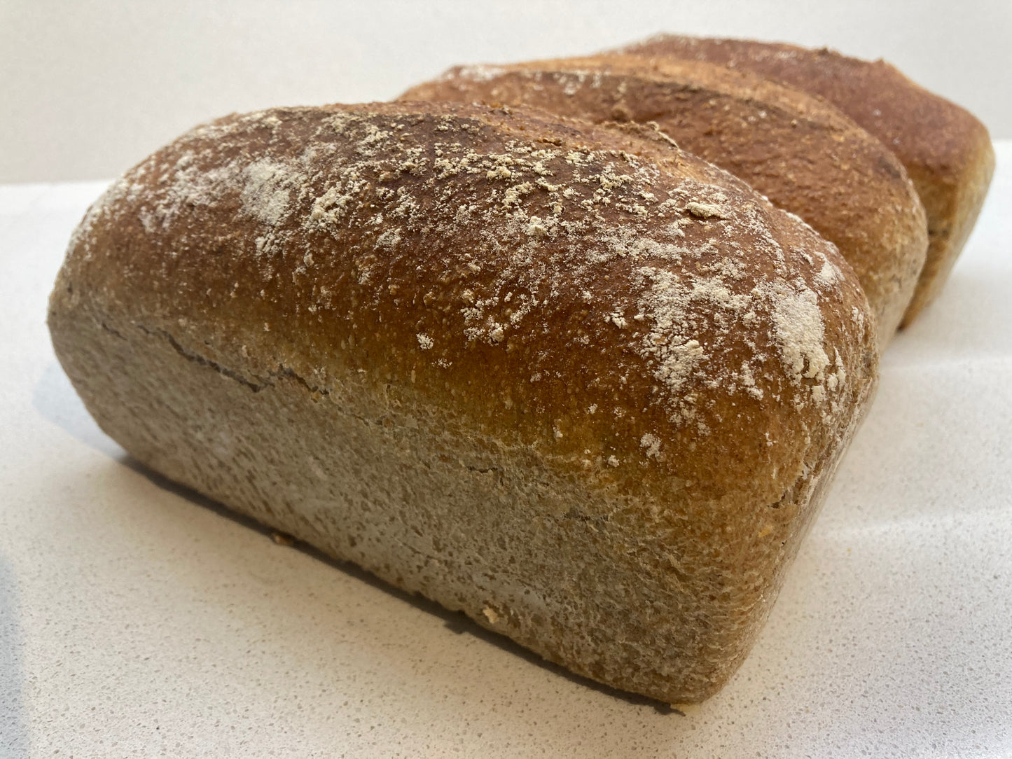 White, wholemeal, seeded bread
